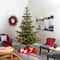 9ft. Pre-Lit Layered Washington Spruce Artificial Christmas Tree, Clear Lights